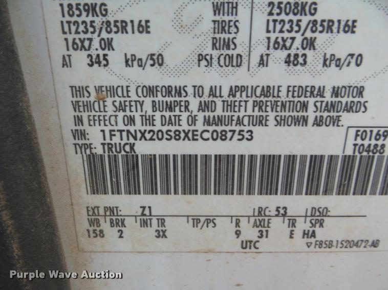 image for item DA5087 1999 Ford F250 Super Duty SuperCab pickup truck