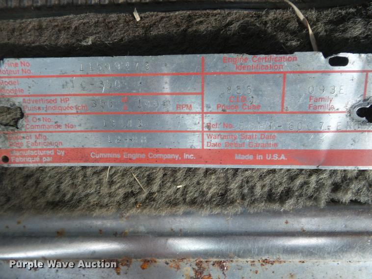 image for item DA5089 1989 Ford LTL9000 semi truck