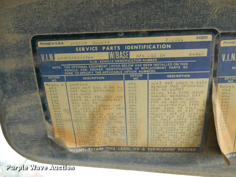 image for item DA5092 1979 Chevrolet Bison semi truck