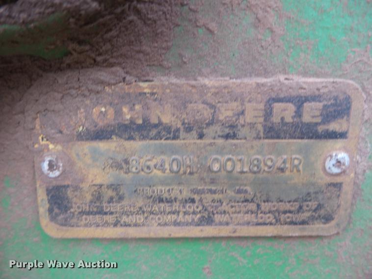 image for item DA5093 1980 John Deere 8640 4WD tractor