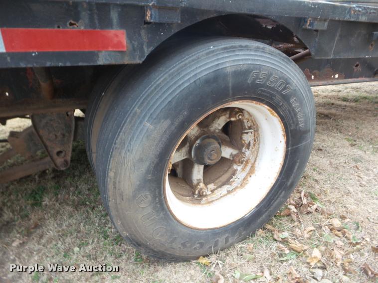 image for item DA5095 1976 drop deck trailer