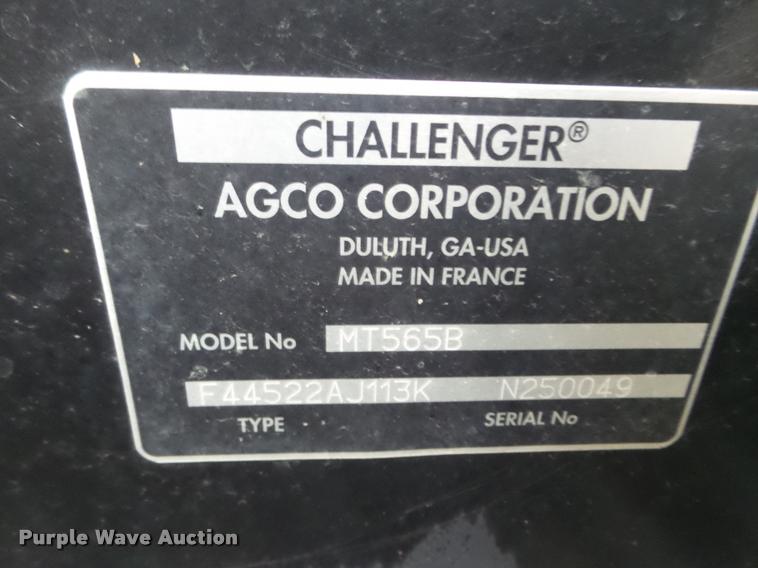 image for item DA5161 2004 AGCO Challenger MT565B MFWD tractor