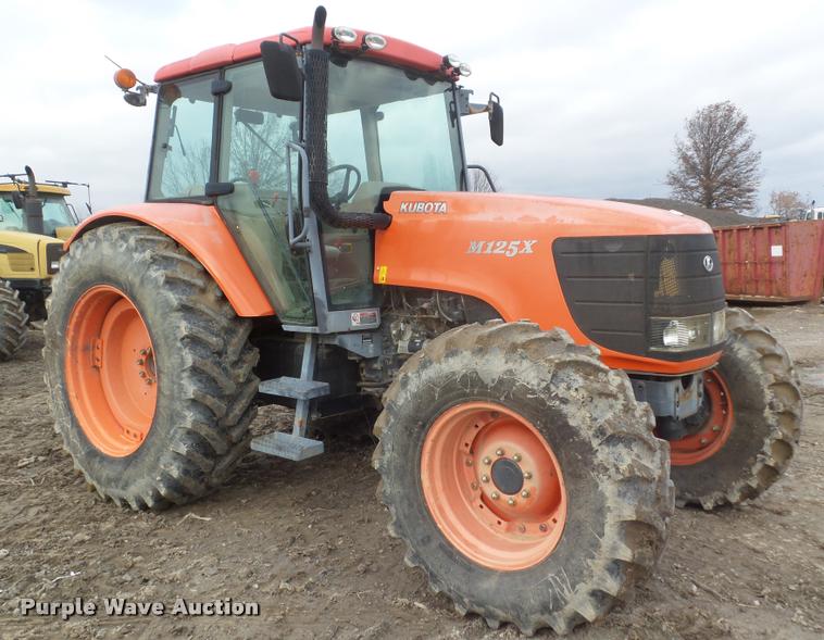 image for item DA5162 2008 Kubota M125DTC MFWD tractor