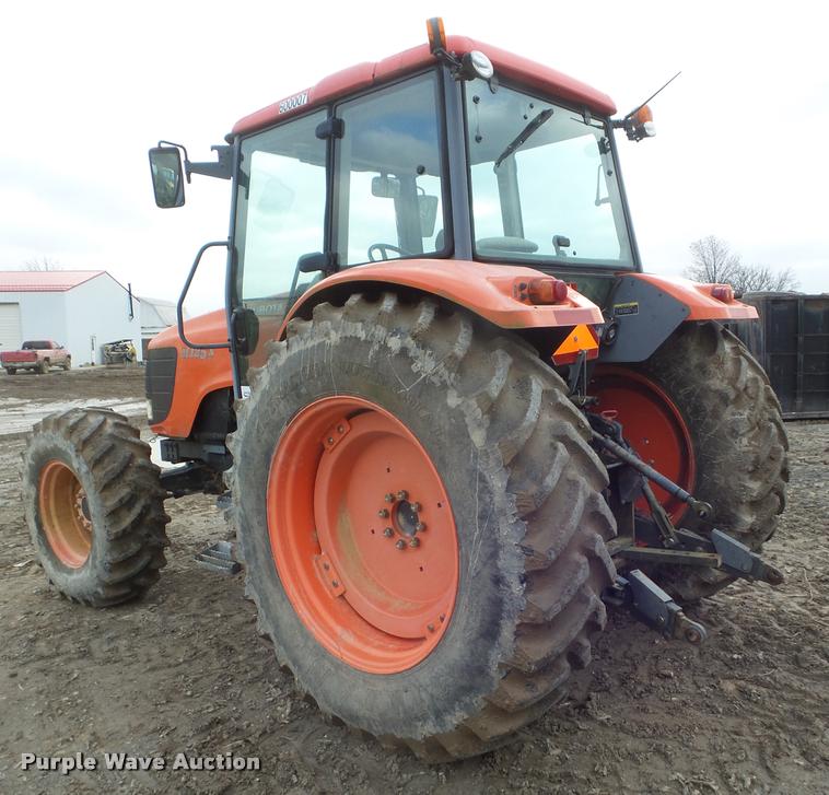image for item DA5162 2008 Kubota M125DTC MFWD tractor