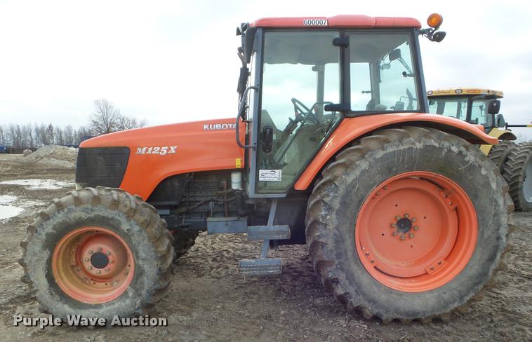 image for item DA5162 2008 Kubota M125DTC MFWD tractor