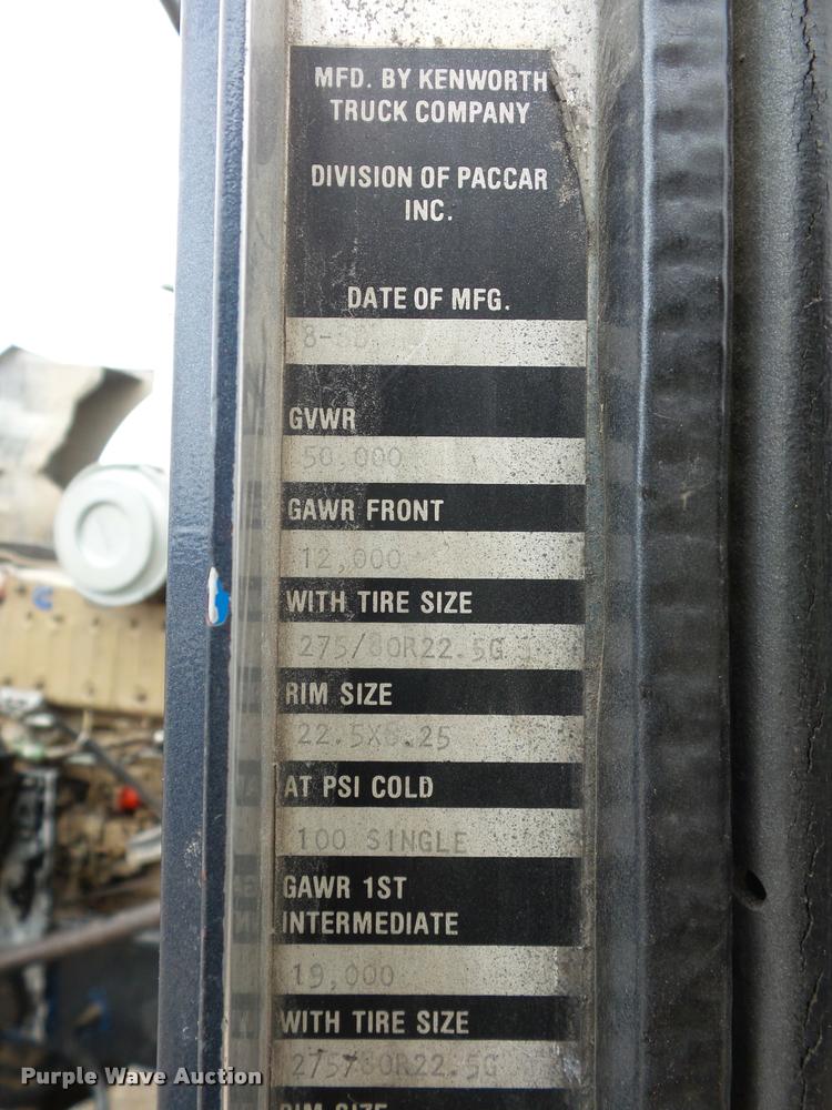 image for item DA5771 1989 Kenworth T600 grain truck