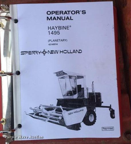 image for item DB0794 1981 New Holland 1495 haybine swather