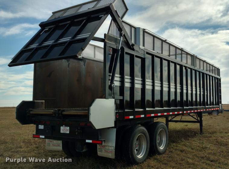image for item DB0801 2016 Taller Fehr live bottom silage trailer