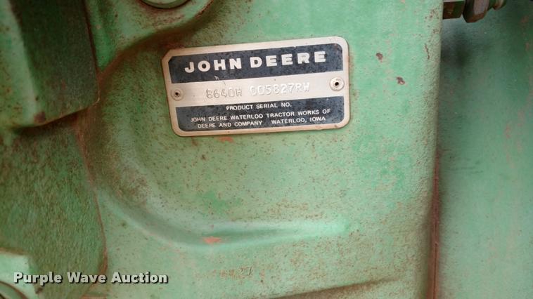 image for item DB0810 1981 John Deere 8640 4WD tractor