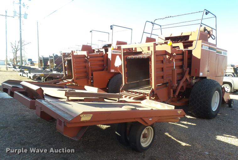 image for item DB1779 1993 AGCO Hesston 4900 large square baler