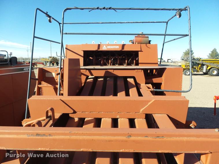 image for item DB1779 1993 AGCO Hesston 4900 large square baler
