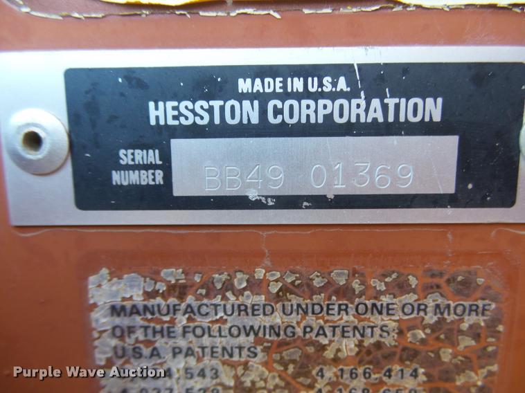 image for item DB1779 1993 AGCO Hesston 4900 large square baler