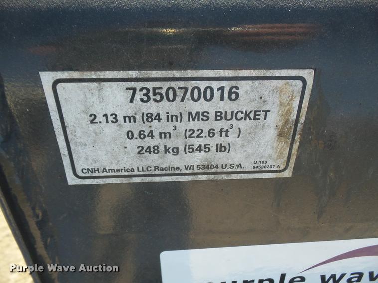 image for item DB2776 CNH skid steer bucket