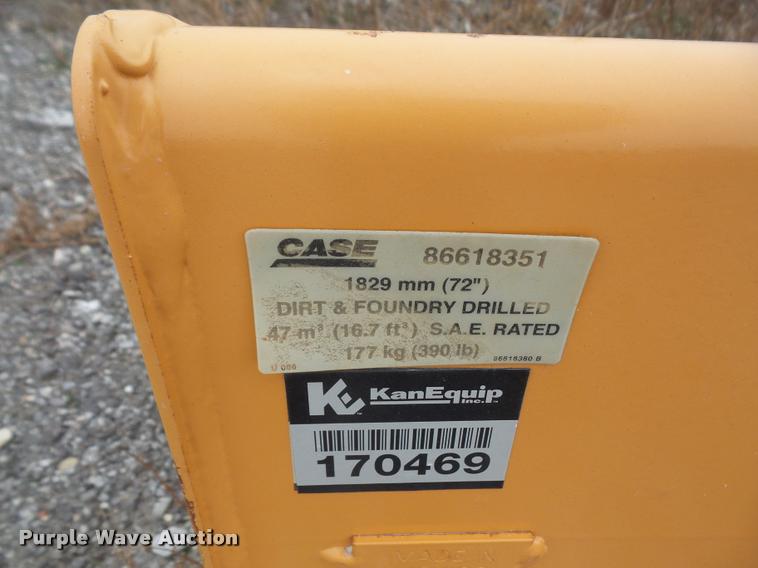 image for item DB2789 2011 Case skid steer bucket