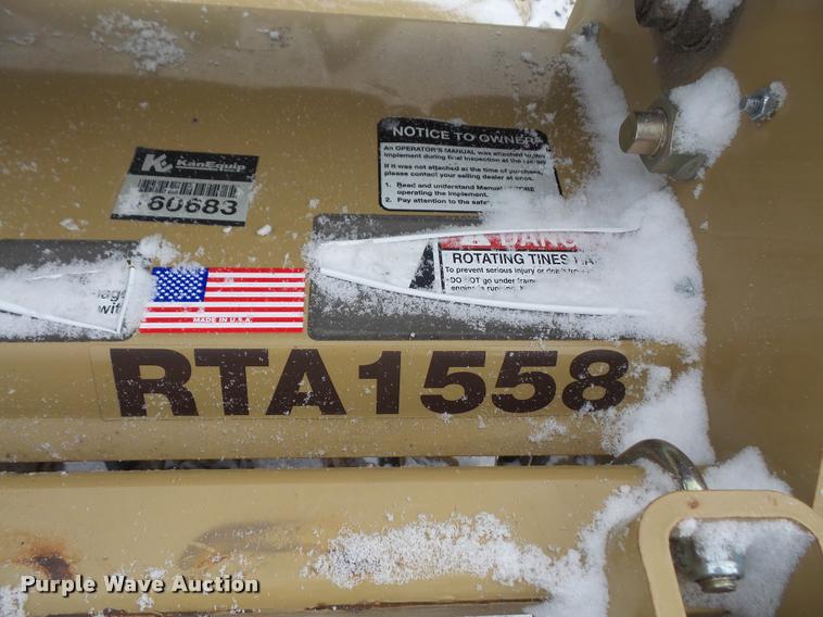 image for item DB2793 2012 Land Pride RTA1558 tiller