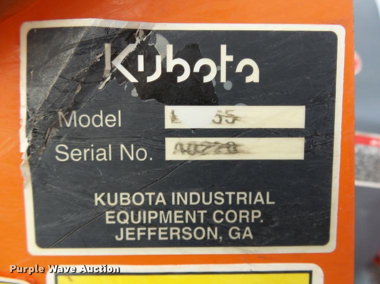 image for item DB4630 2013 Kubota L3560 HST MFWD tractor