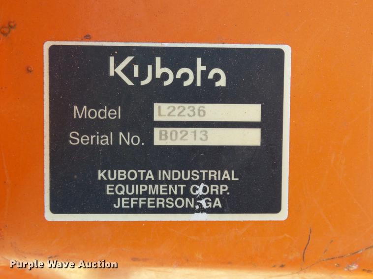 image for item DB4633 2013 Kubota L3560 HST MFWD tractor