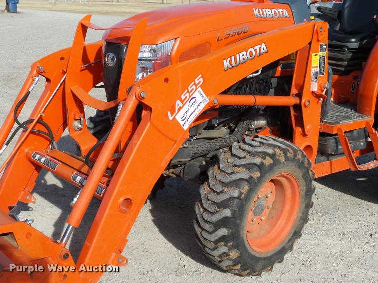 image for item DB4633 2013 Kubota L3560 HST MFWD tractor