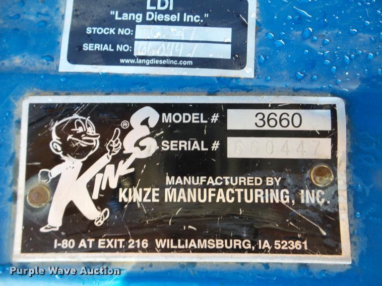 image for item DB5357 2009 Kinze 3660 12/23 split row planter