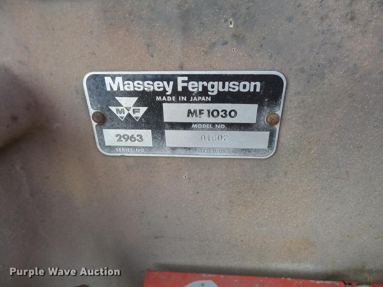 image for item DF9068 Massey-Ferguson 1030 Series 2963 tractor