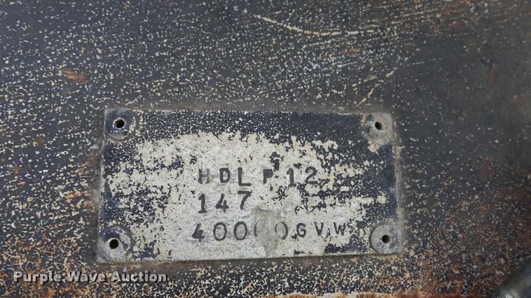 image for item J5723 1983 Jantz HDLF12 combine trailer