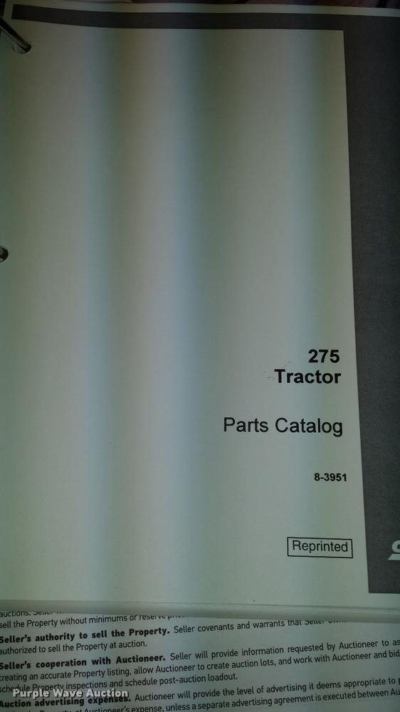 image for item J5740 1987 Case IH 275 MFWD tractor