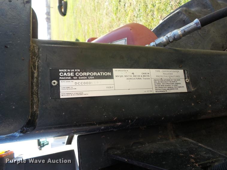 image for item J8687 1997 Case IH MX110 HFWD tractor