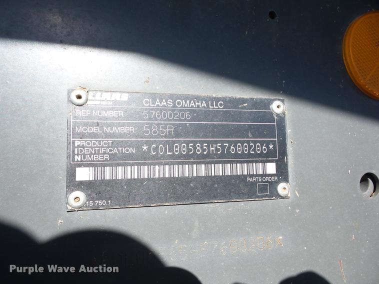 image for item J8689 2006 Lexion 585R RWA combine