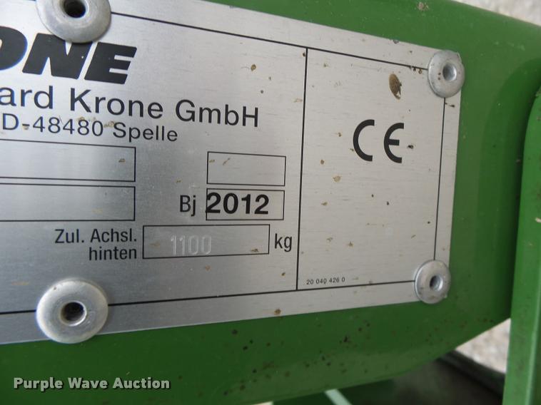 image for item K5530 2012 Krone KWT11.22/10 tedder