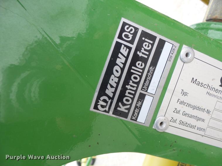 image for item K5530 2012 Krone KWT11.22/10 tedder