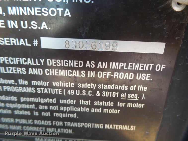 image for item K5531 1999 Ag-Chem TerraGator 8103 self-propelled sprayer