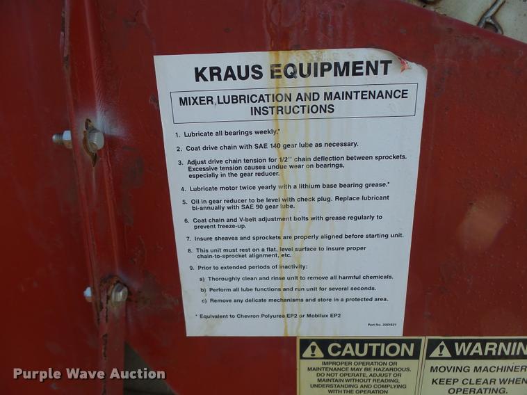 image for item K5534 Kraus rotary fertilizer blender/mixer