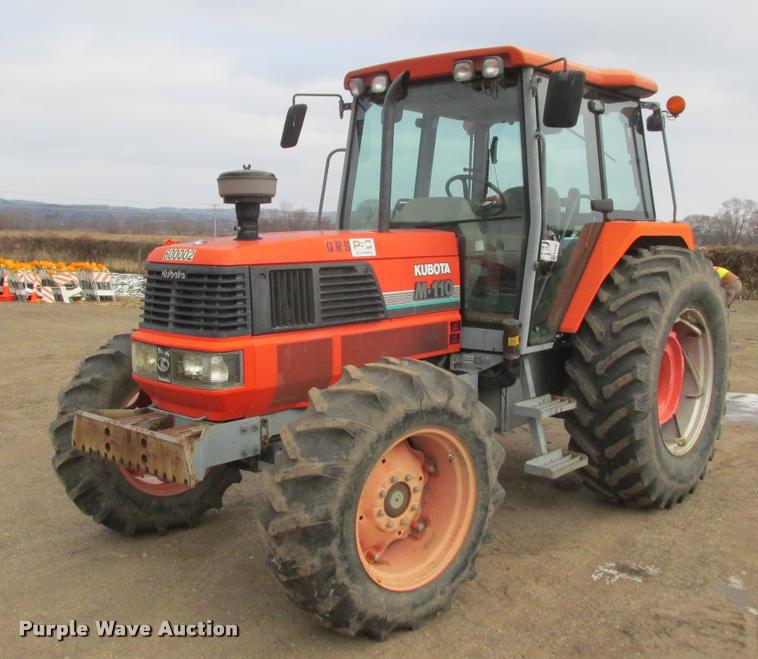 image for item K6183 2003 Kubota M110DT MFWD tractor