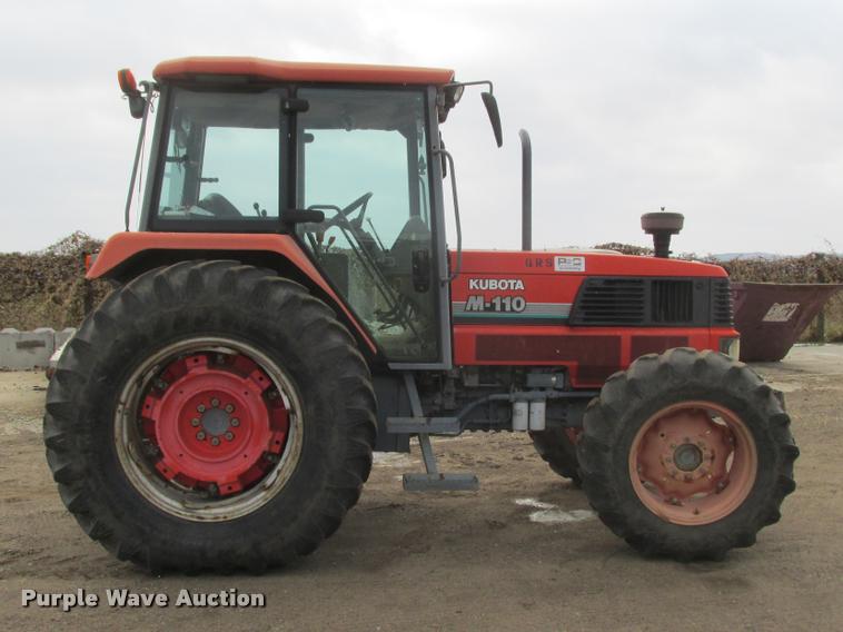 image for item K6183 2003 Kubota M110DT MFWD tractor