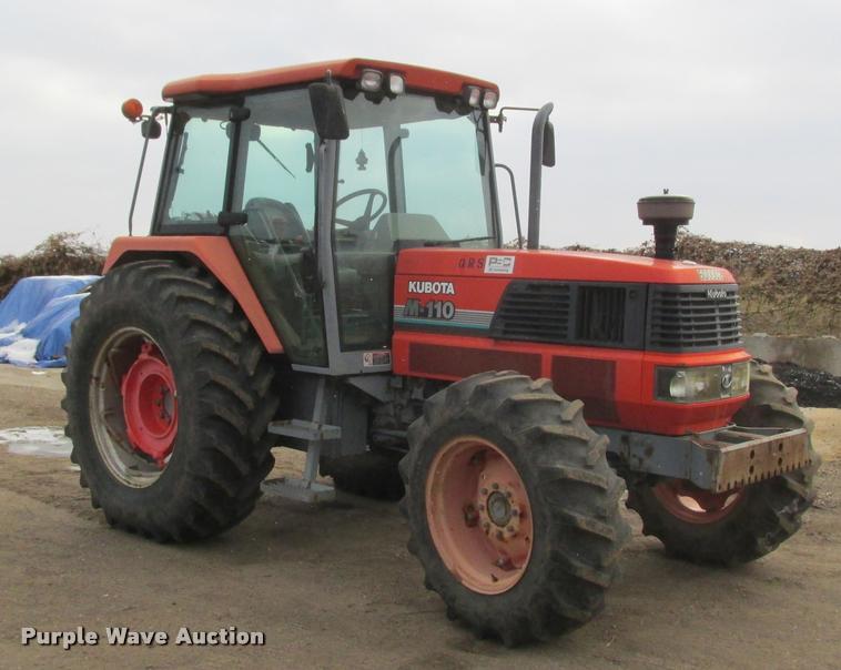 image for item K6183 2003 Kubota M110DT MFWD tractor
