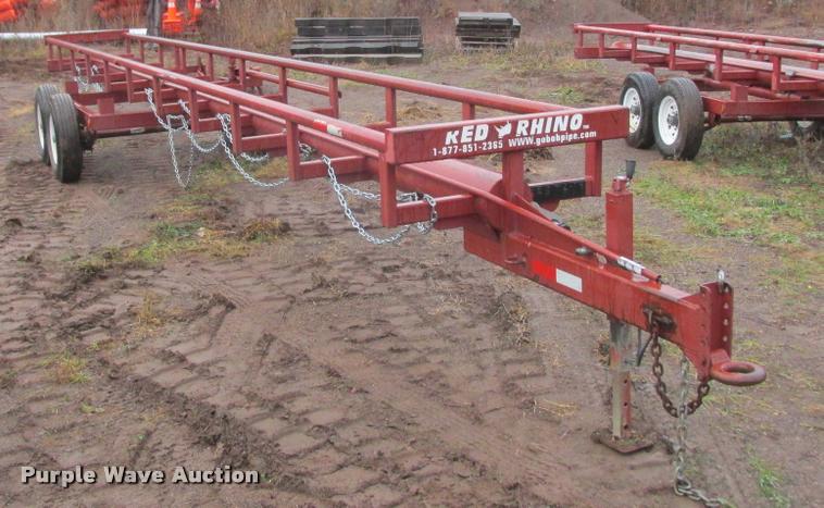 image for item K6196 Red Rhino hay trailer