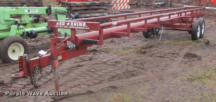 image for item K6196 Red Rhino hay trailer