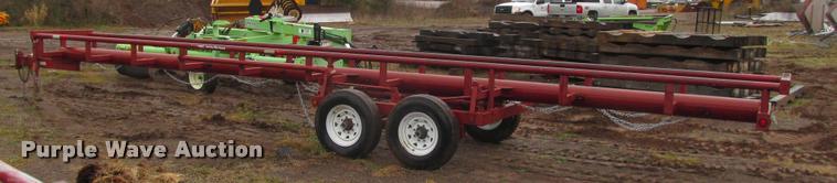 image for item K6196 Red Rhino hay trailer