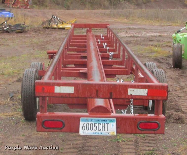 image for item K6196 Red Rhino hay trailer
