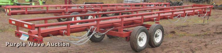 image for item K6196 Red Rhino hay trailer
