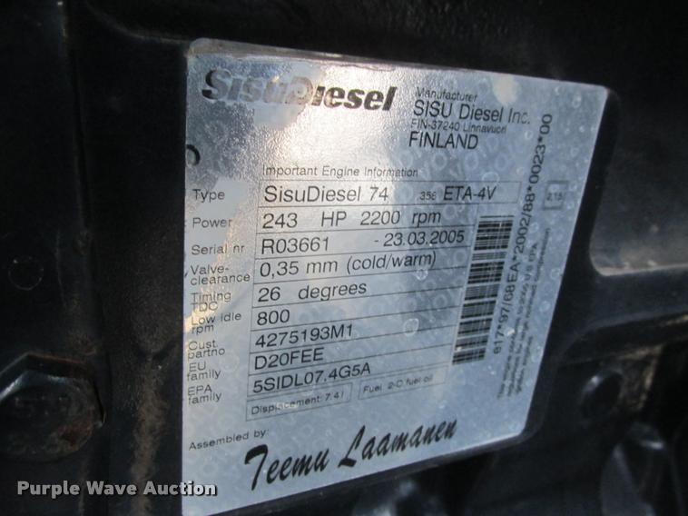 image for item K6206 2005 AGCO Challenger MT645B MFWD tractor