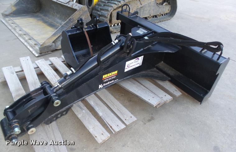 image for item L4192 2014 Erskine skid steer backhoe attachment