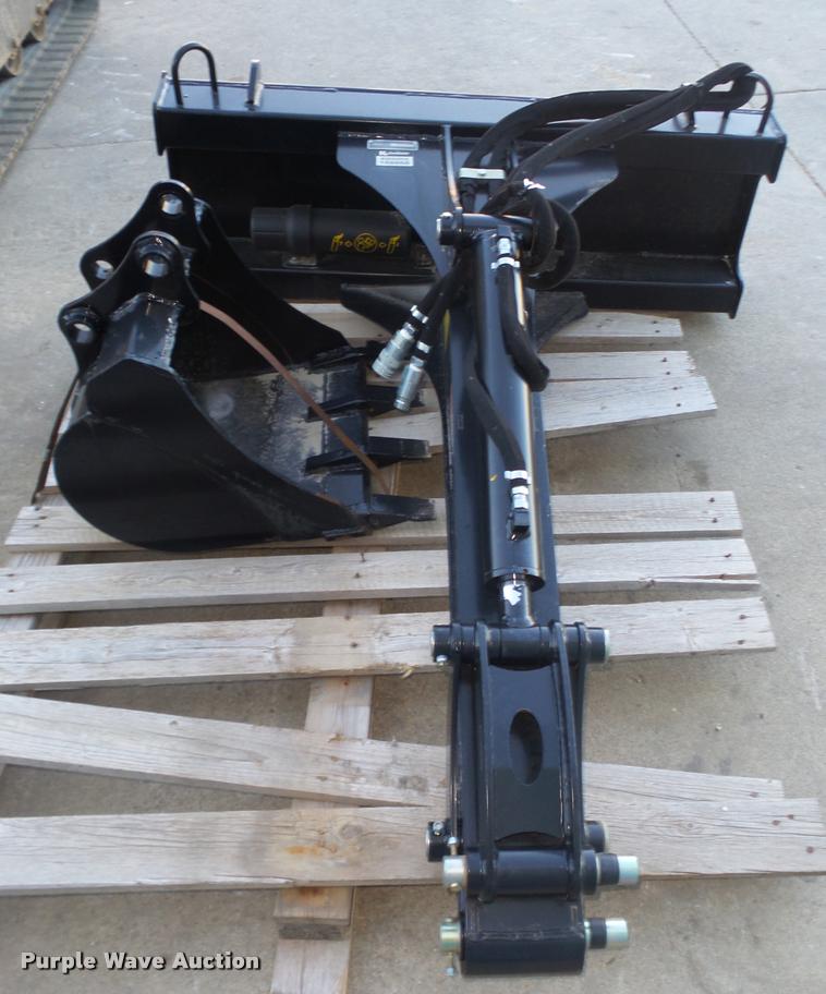 image for item L4192 2014 Erskine skid steer backhoe attachment