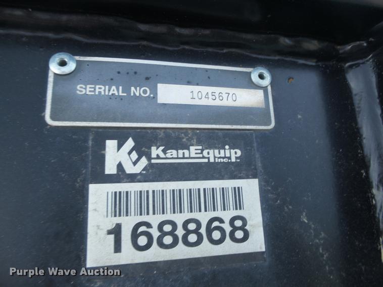 image for item L4192 2014 Erskine skid steer backhoe attachment