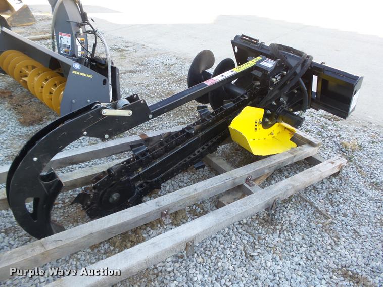 2015 Vail VXD1200 skid steer trencher attachment in Syracuse, NE Item L4193 sold Purple Wave