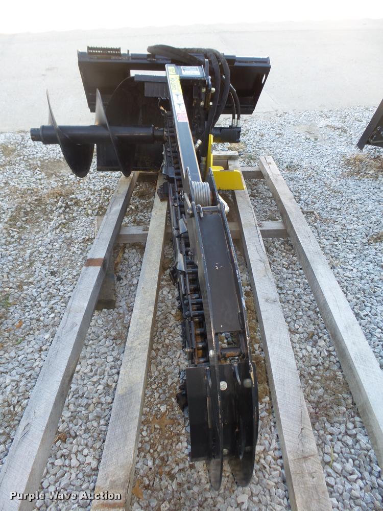 image for item L4193 2015 Vail VXD1200 skid steer trencher attachment