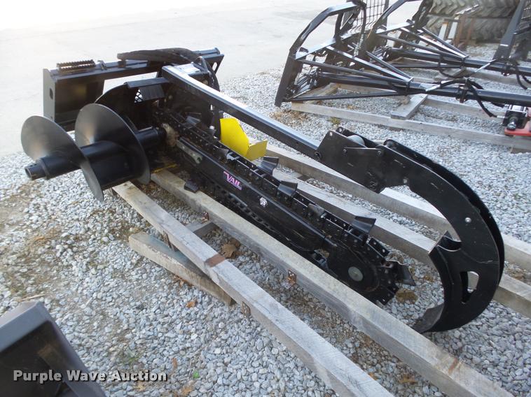 image for item L4193 2015 Vail VXD1200 skid steer trencher attachment