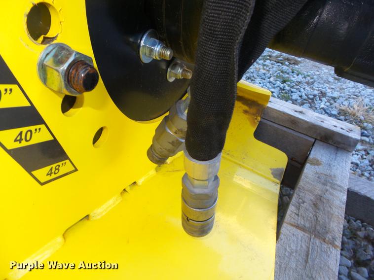 image for item L4193 2015 Vail VXD1200 skid steer trencher attachment