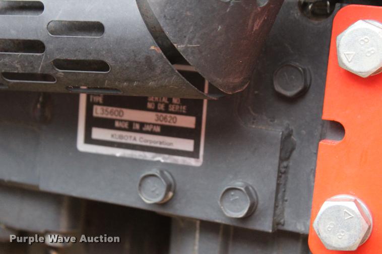 image for item L4937 2013 Kubota L3560 HST MFWD tractor