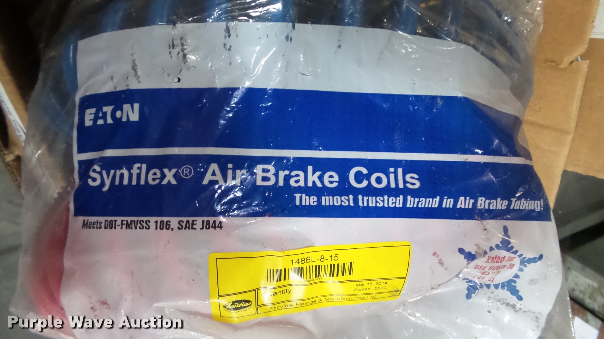 Air brake supplies in Assaria, KS Item BP9256 sold Purple Wave